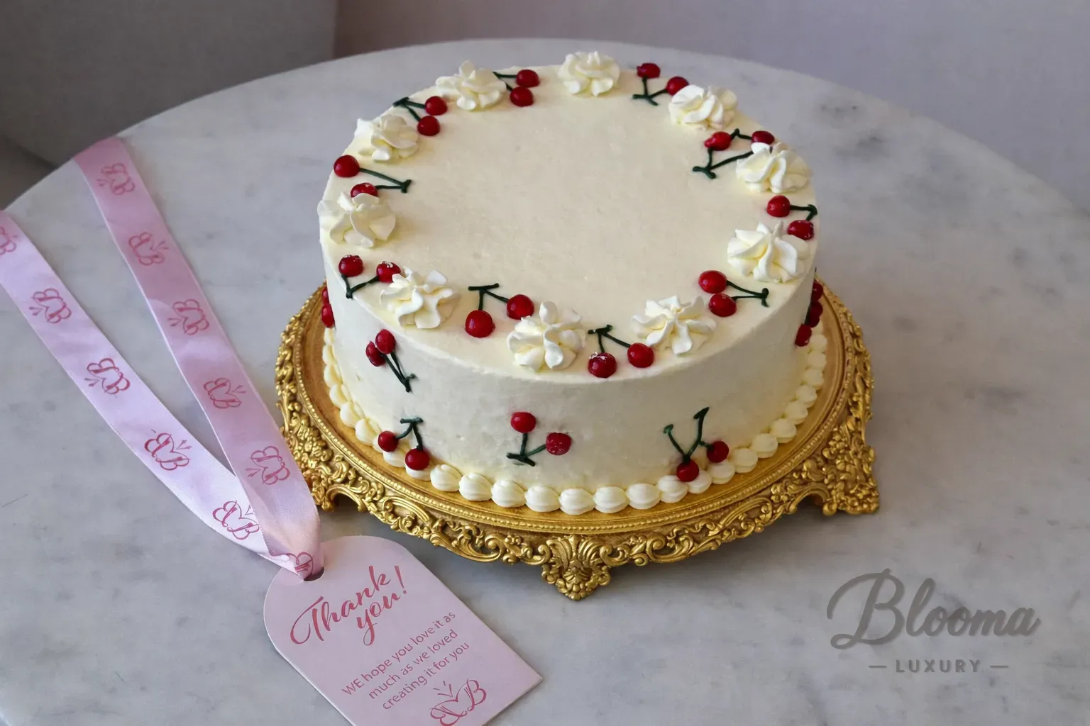 Cherry Blossom Elegance Cake