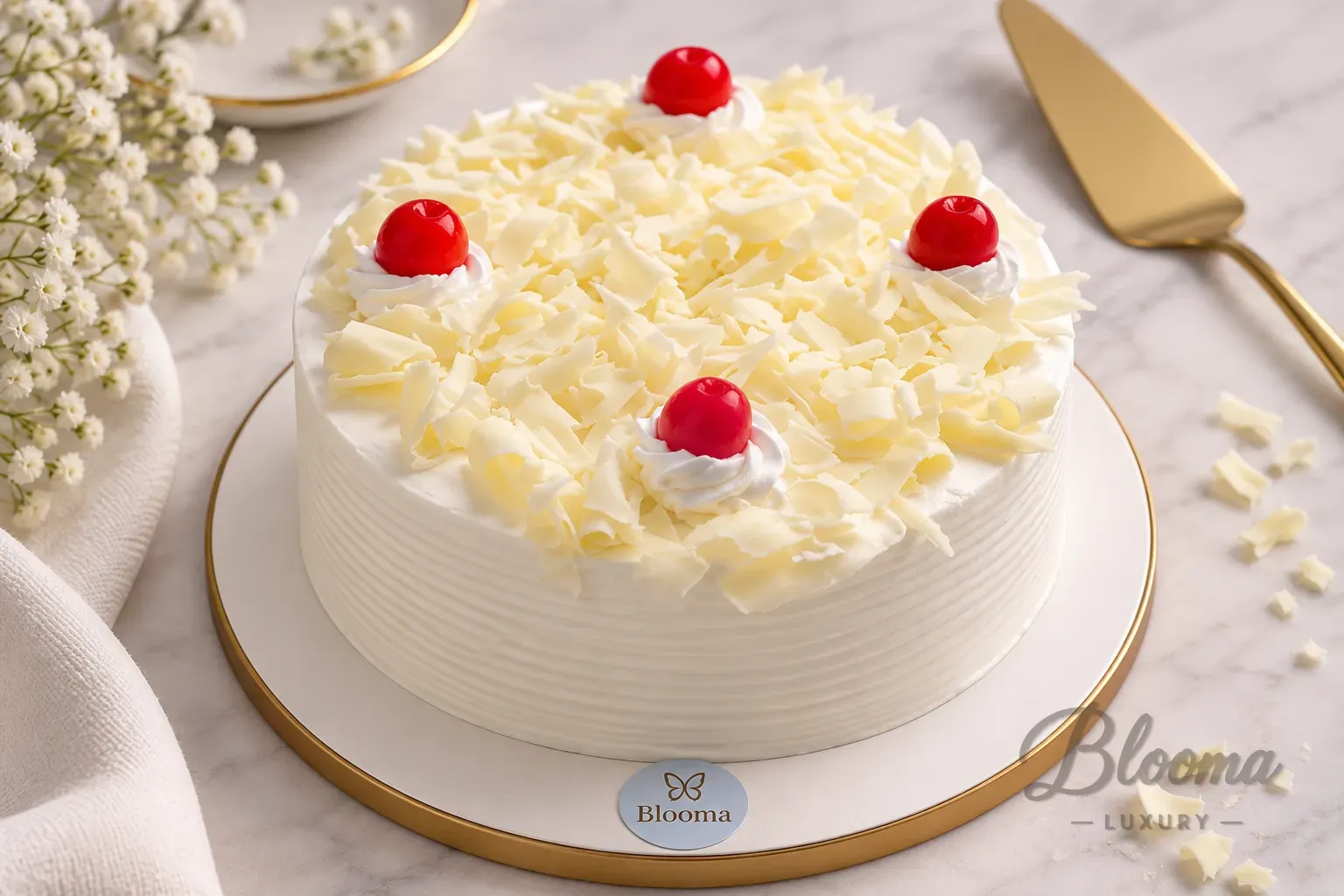 White Forest cake