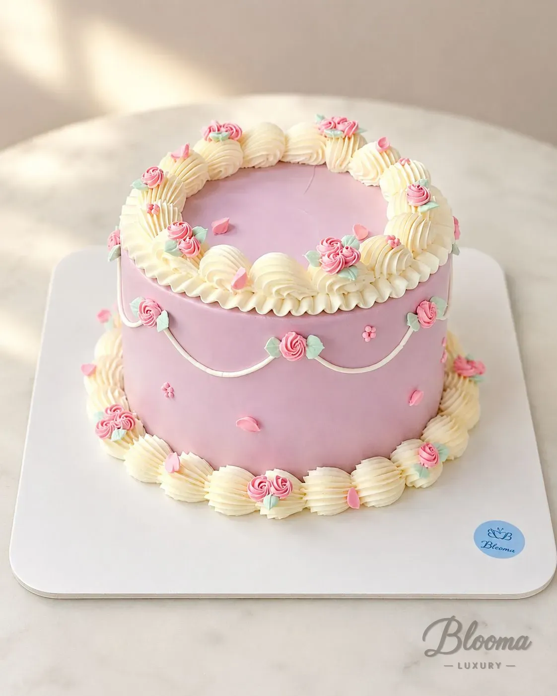 Fancy Nancy Cake – Rose Petal Charm- Fancy Nancy Cake – Vintage Rose Petal Charm
