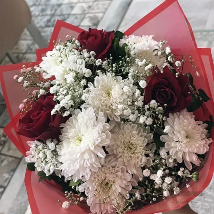 Red Romance Mixed Bouquet