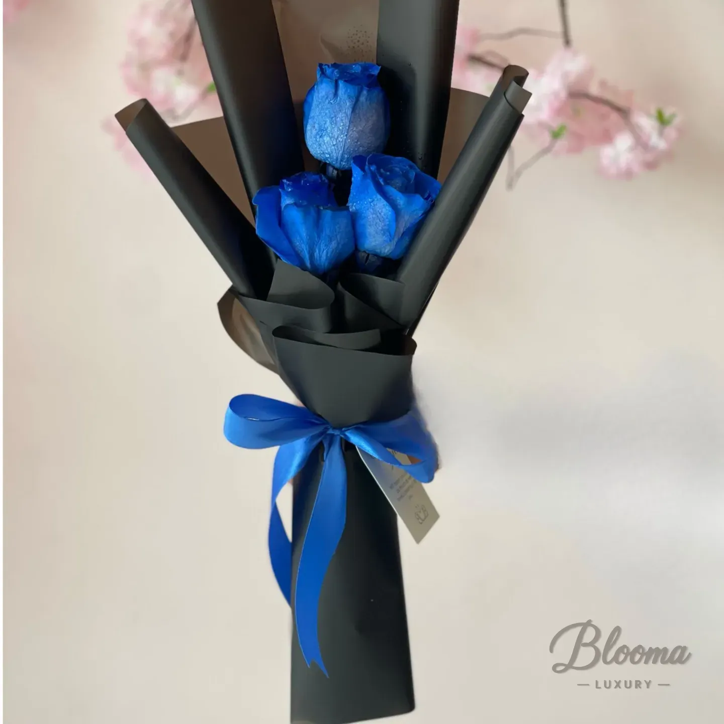 Blue Roses Bouquet 4