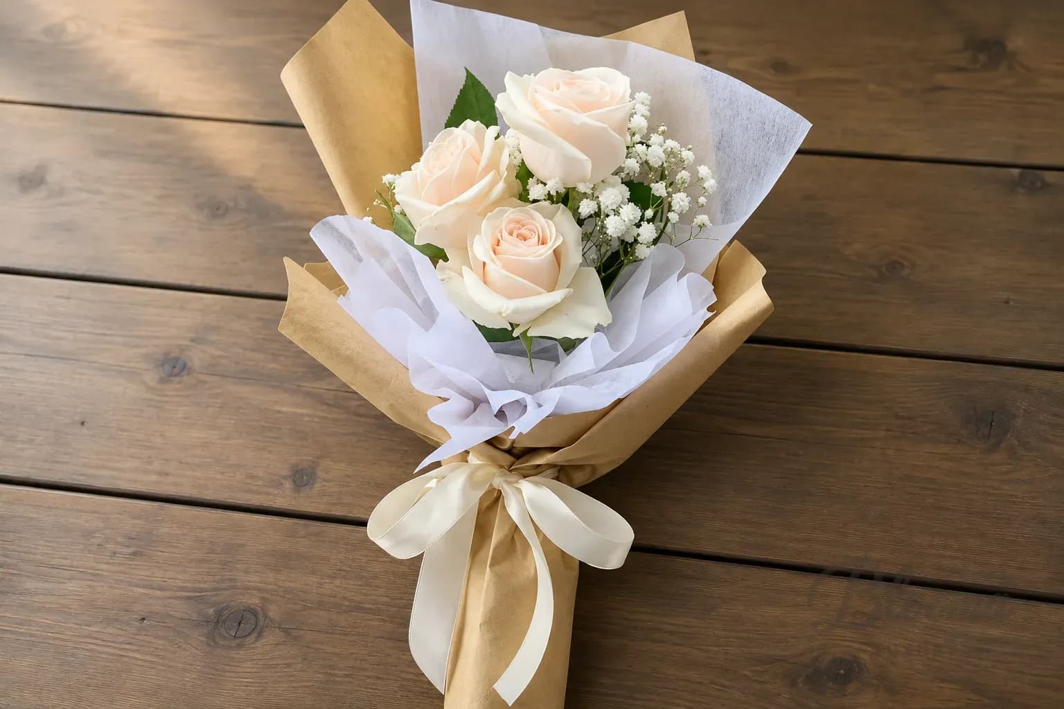 White Rose Bouquet - no - 61
