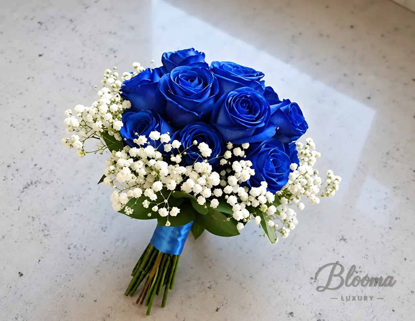 Blue Roses Bouquet 5