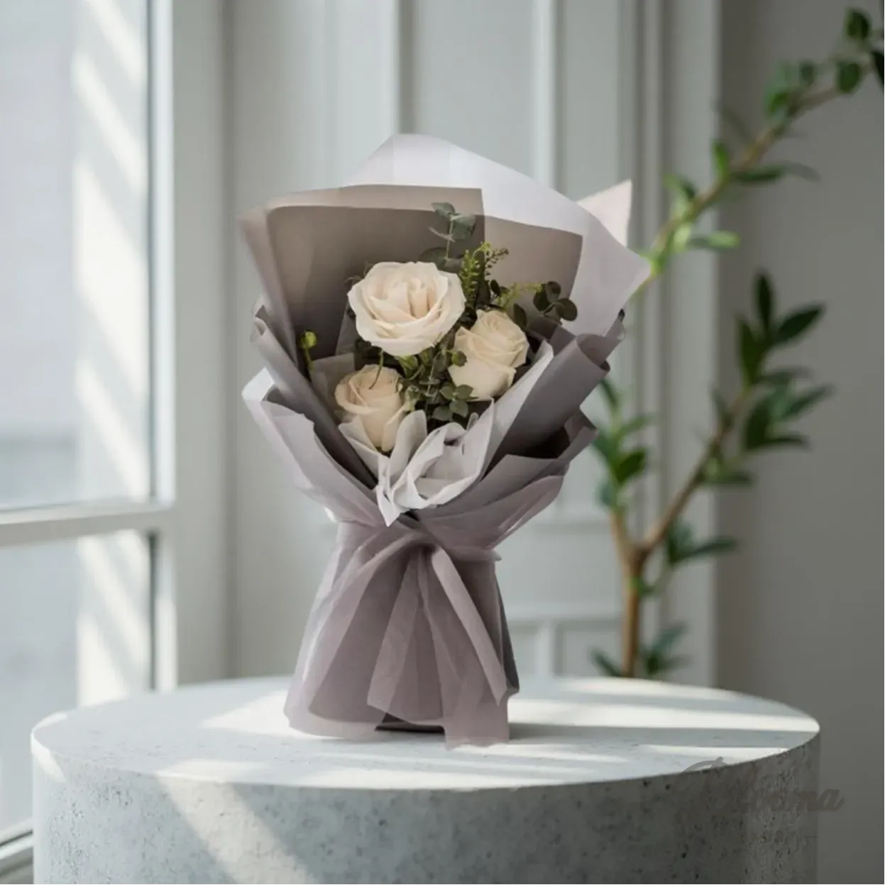 White Rose Bouquet - no - 62
