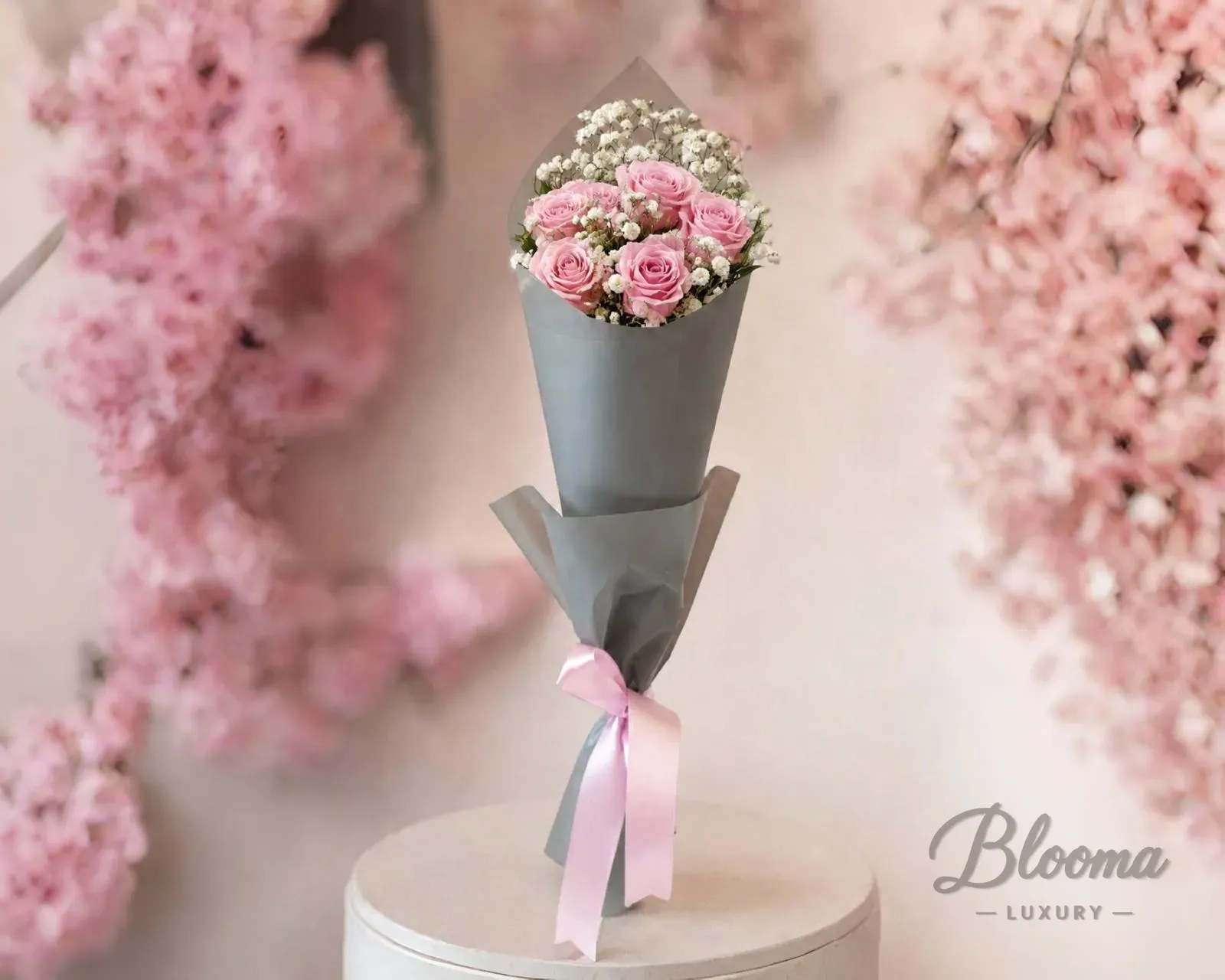 Pink Baby Rose Mini Bouquet