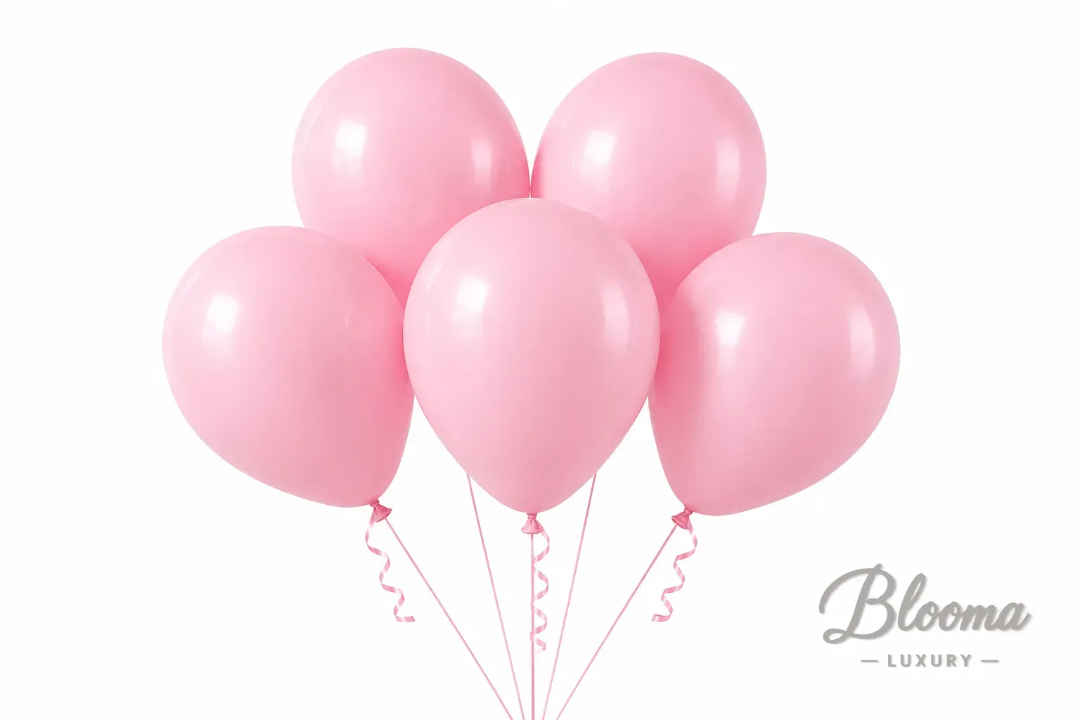 Helium Balloons - Pink - pack of 5