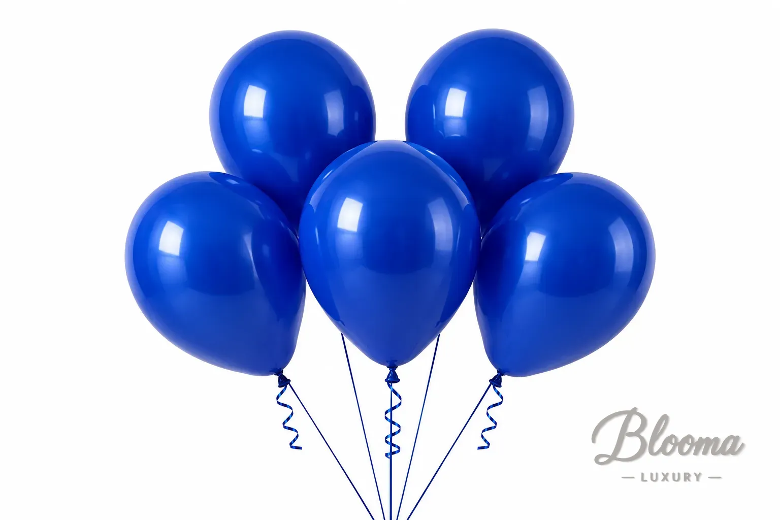 Helium Balloons - Navy Blue - pack of 5