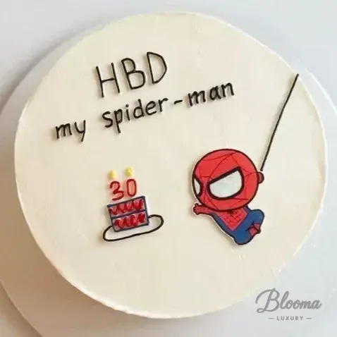 My Own Spiderman birthday cake
