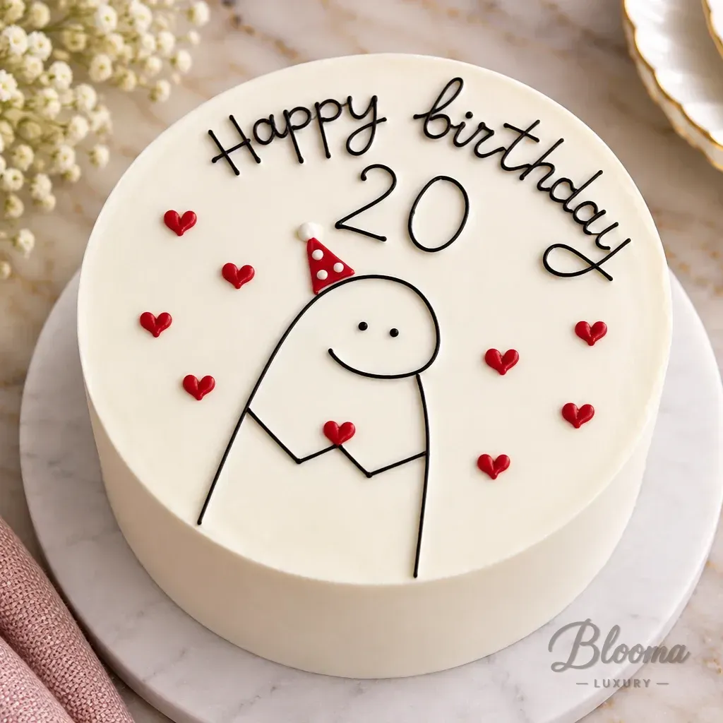Luma’s In Love With Birthday Cake Party Cake