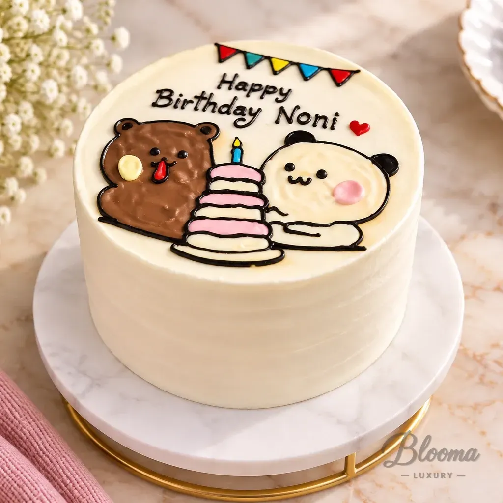 Dudu & Bubu Handcrafted Tall Cake