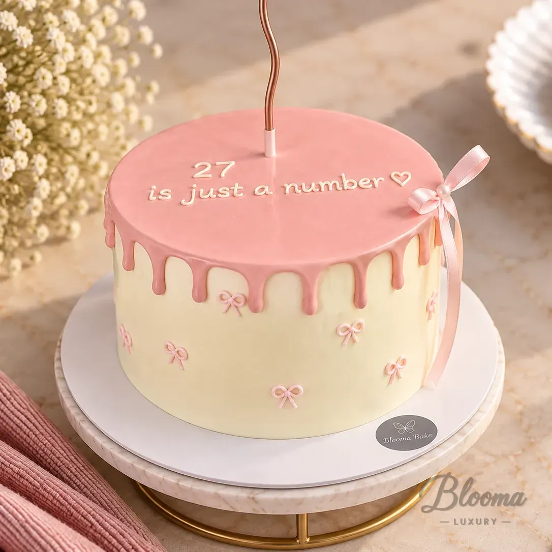 Pretty In Pink Cake, Birthday Cake