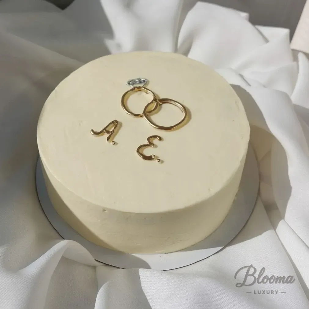 Engagement Rings Cake