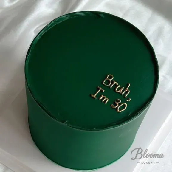 Emerald Statement Cake