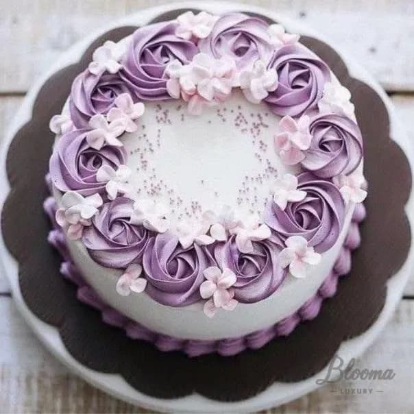 Purple Bloom Cake