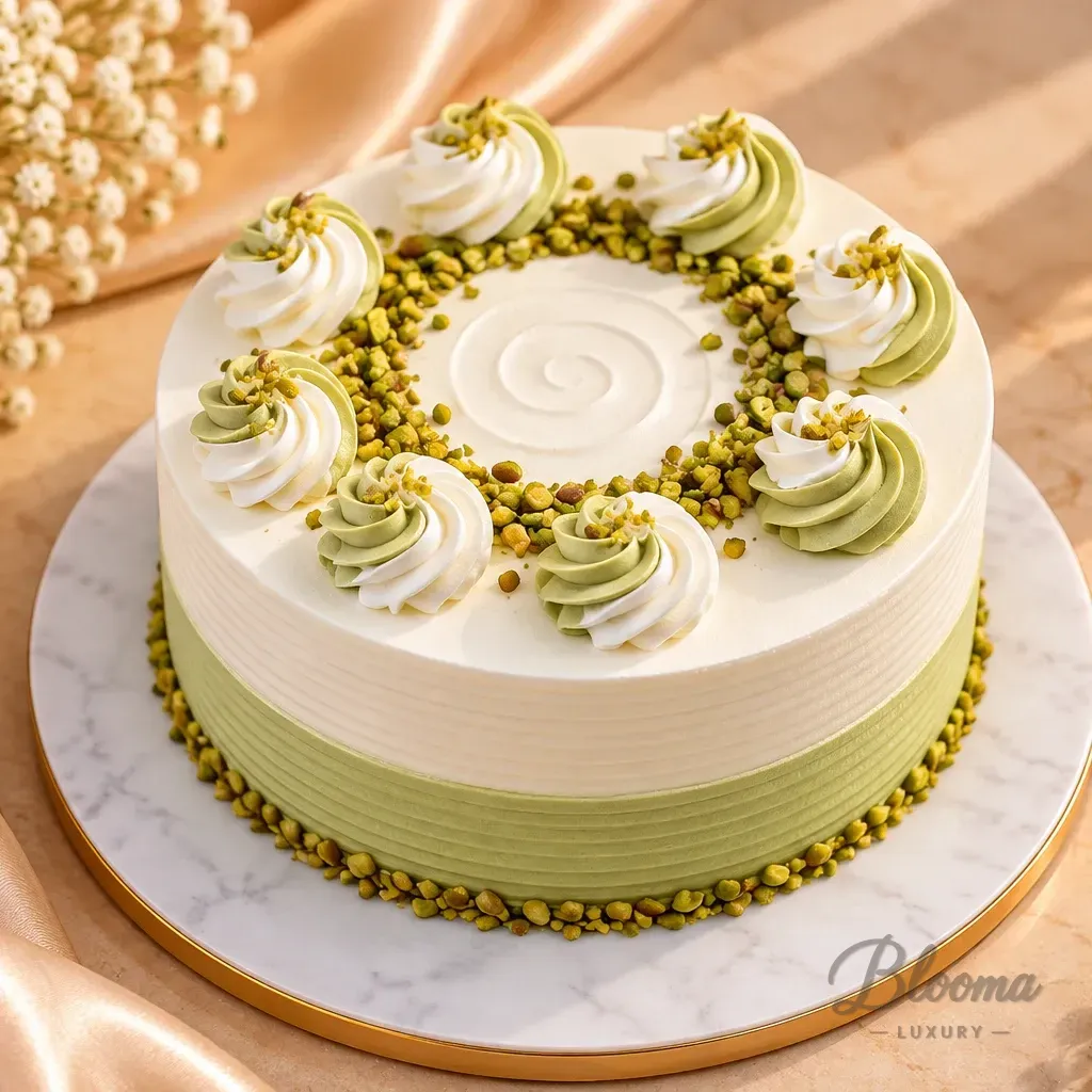 Pistachio Drip Cake