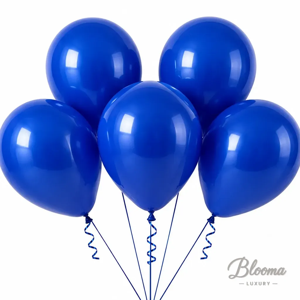 Helium Balloons - Navy Blue - 5 pcs pack