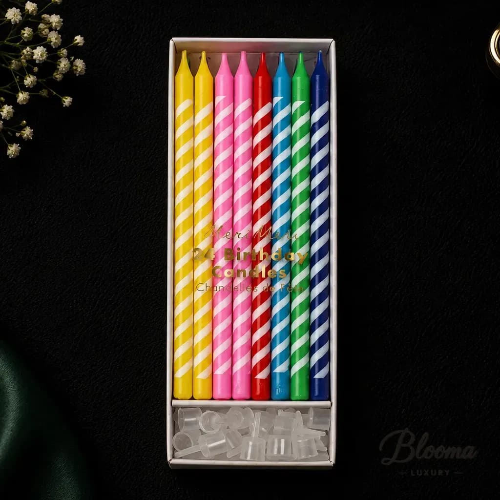 Meri Meri Bright Party Candles (24 pcs)
