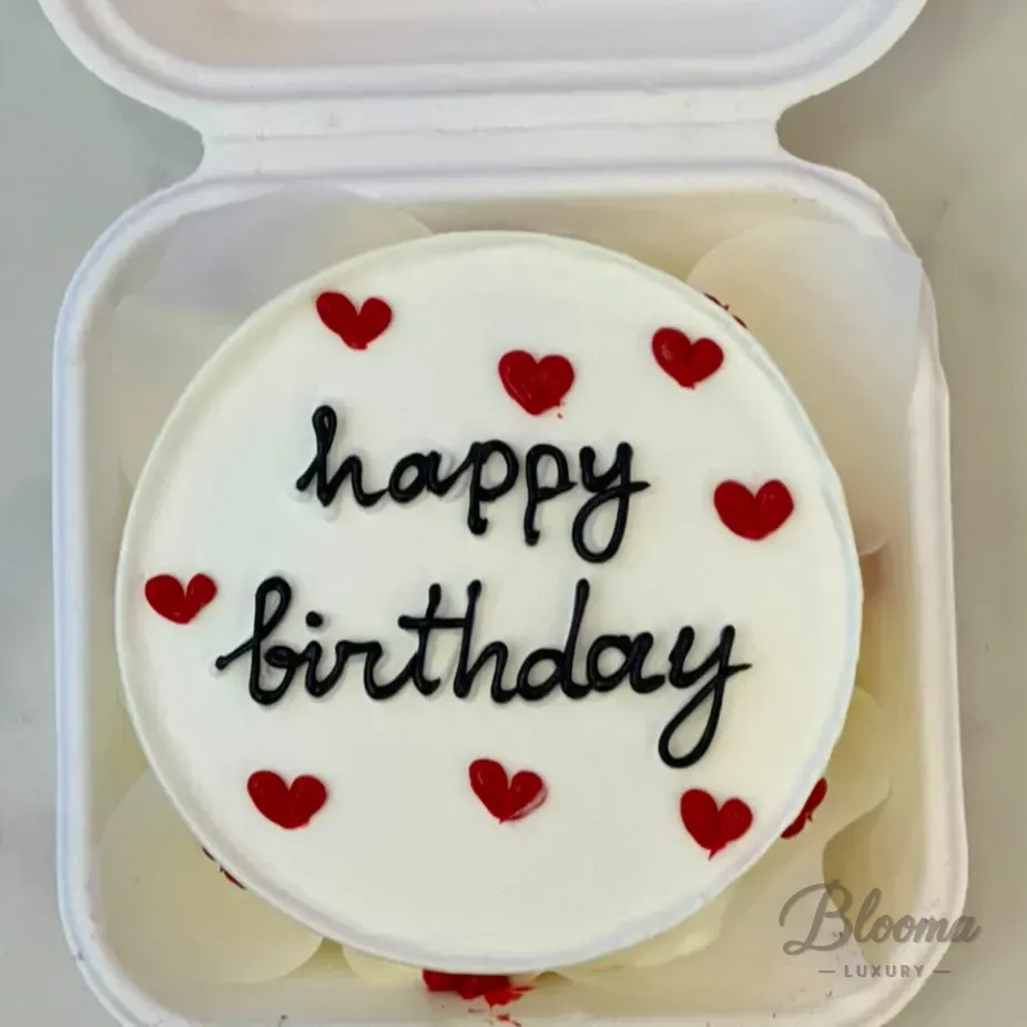 Sweet Hearts Mini Bento Cake for 1–2 People – Chocolate Flavor