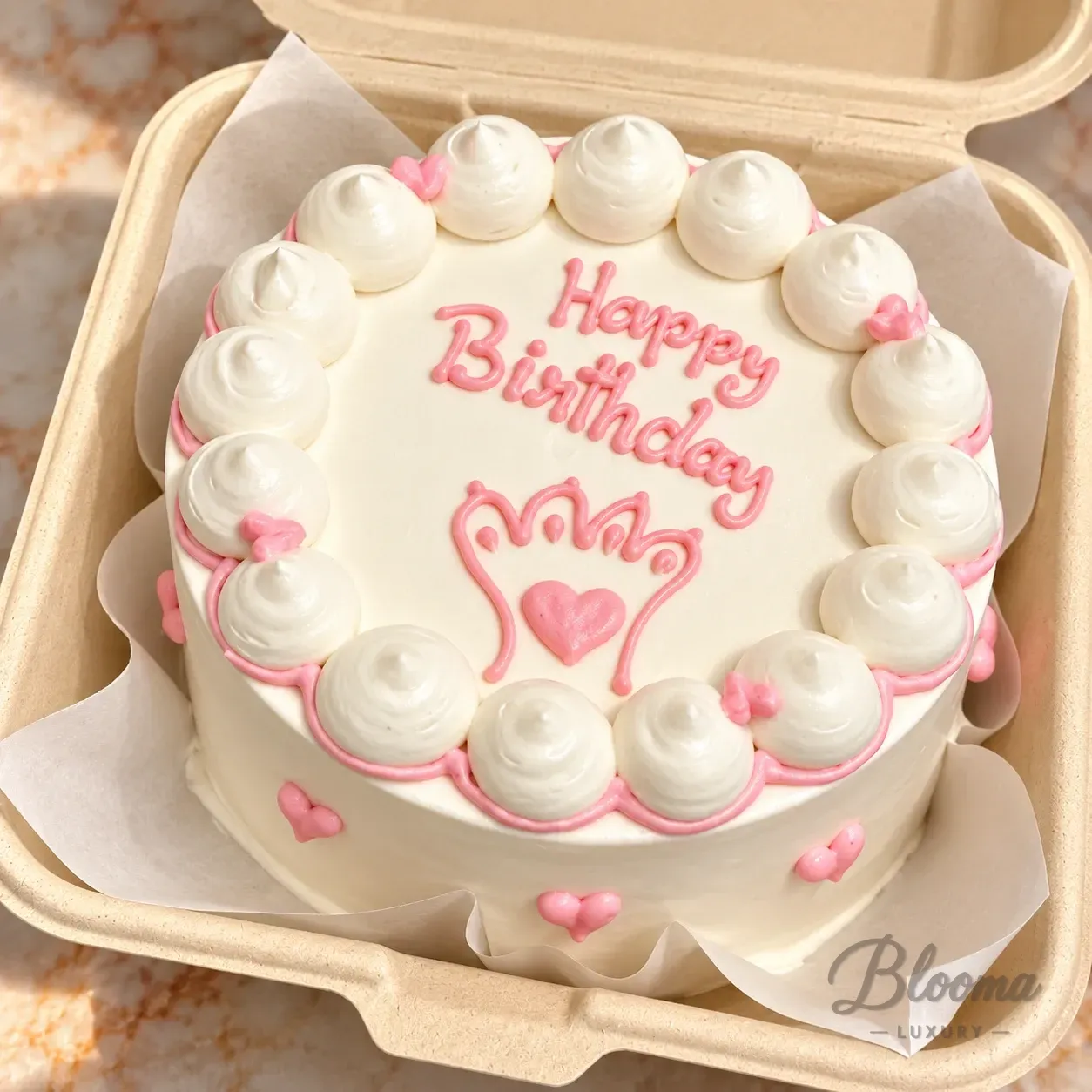 Paw Love Mini Bento Cake – Serves 1–2 Persons-Bento 30