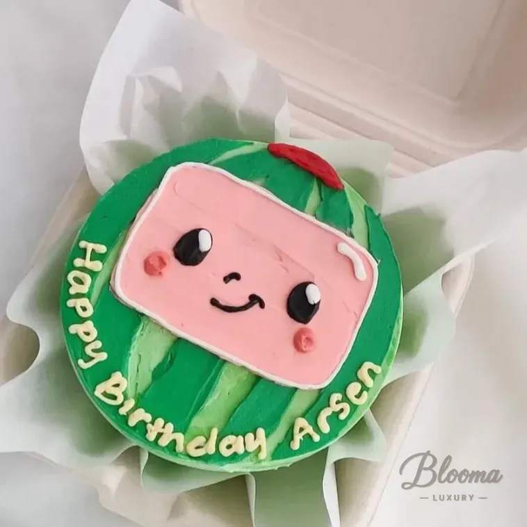 Cocomelon Mini Bento Cake – Serves 1–2 Persons-Bento 26