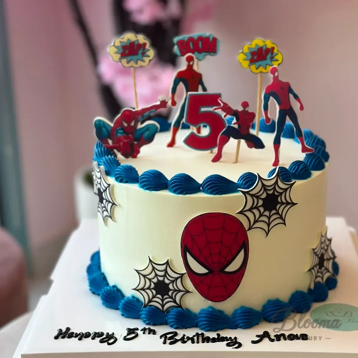 Spider-man Birthday Cake