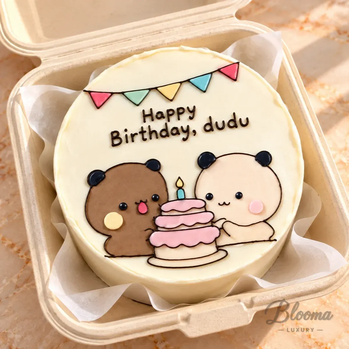 Dudu and Bubu Mini Bento Cake – Serves 1–2-Bento - 21
