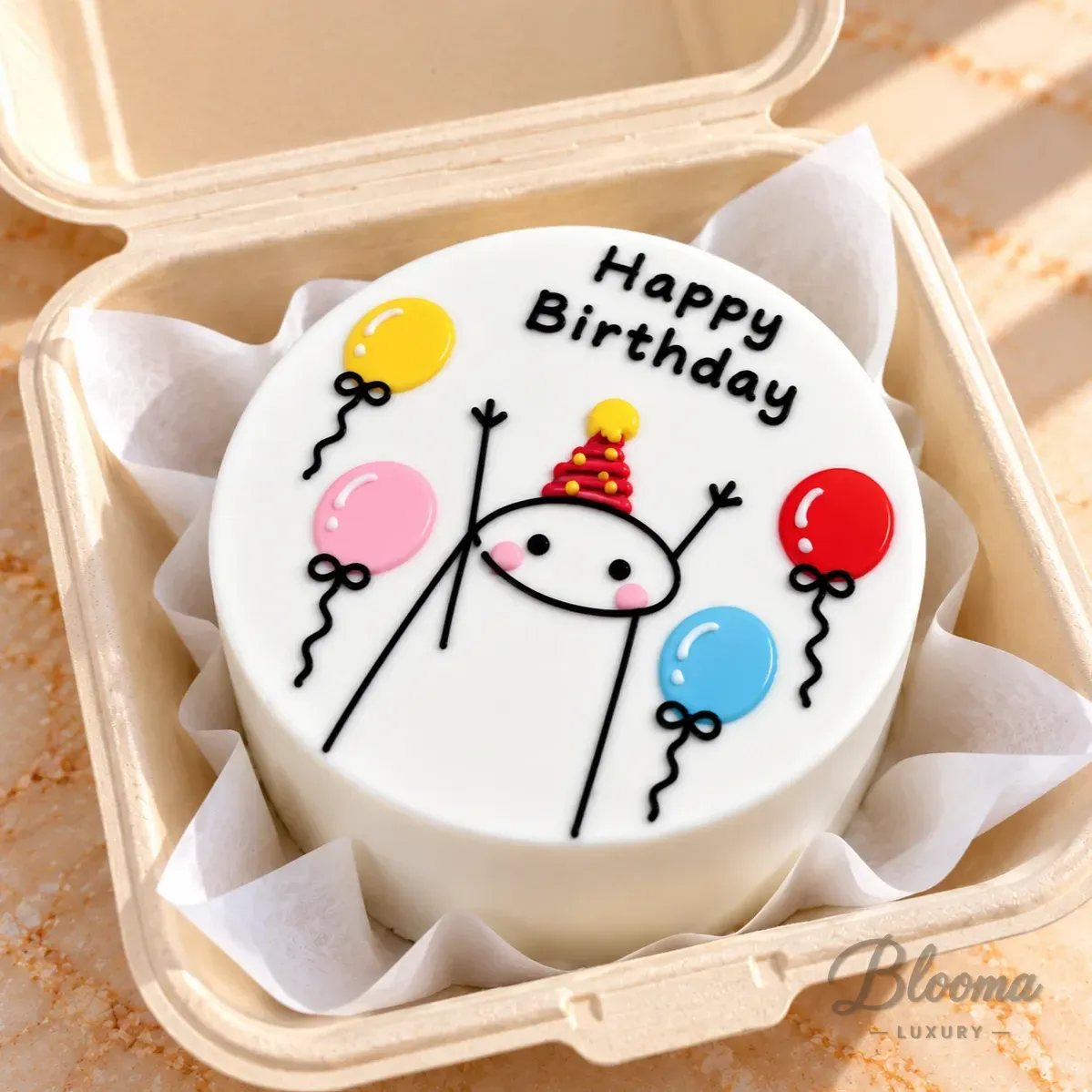 Luma Birthday Bento Mini Cake – Serves 1–2-Bento - 16