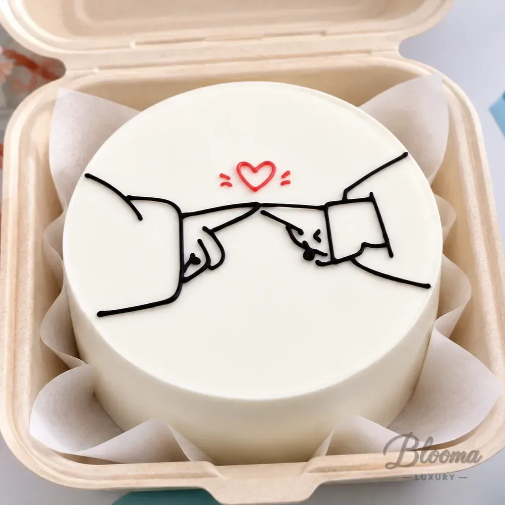 Love Connection Bento Mini Cake – Serves 1–2-Bento - 12