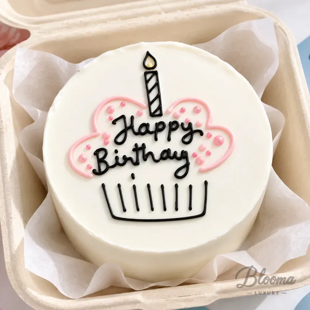 Cupcake Doodle Bento Mini Cake – Serves 1–2-Bento - 10