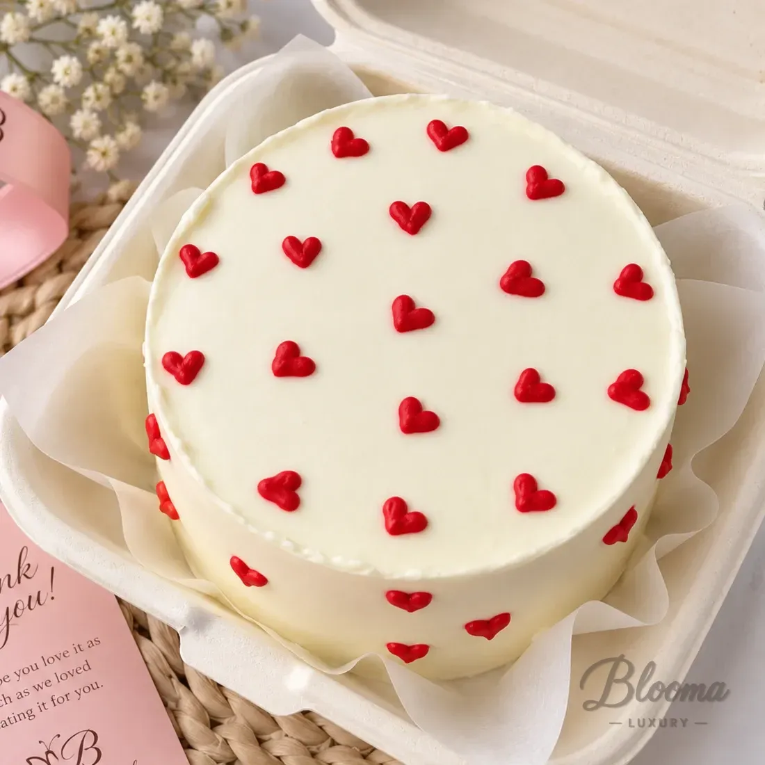 Sweet Hearts Bento Cake (1–2 Persons)