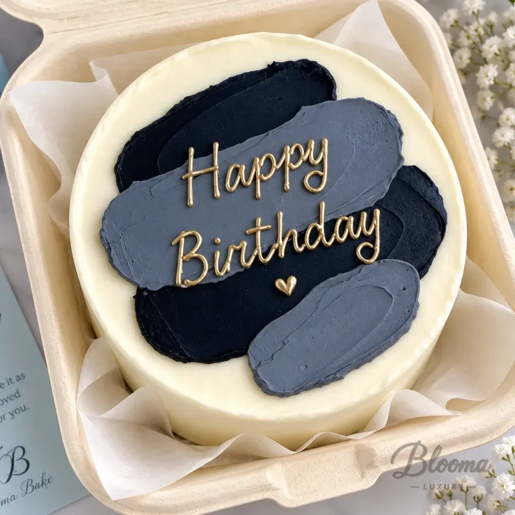 Classic Brush Stroke Birthday Bento