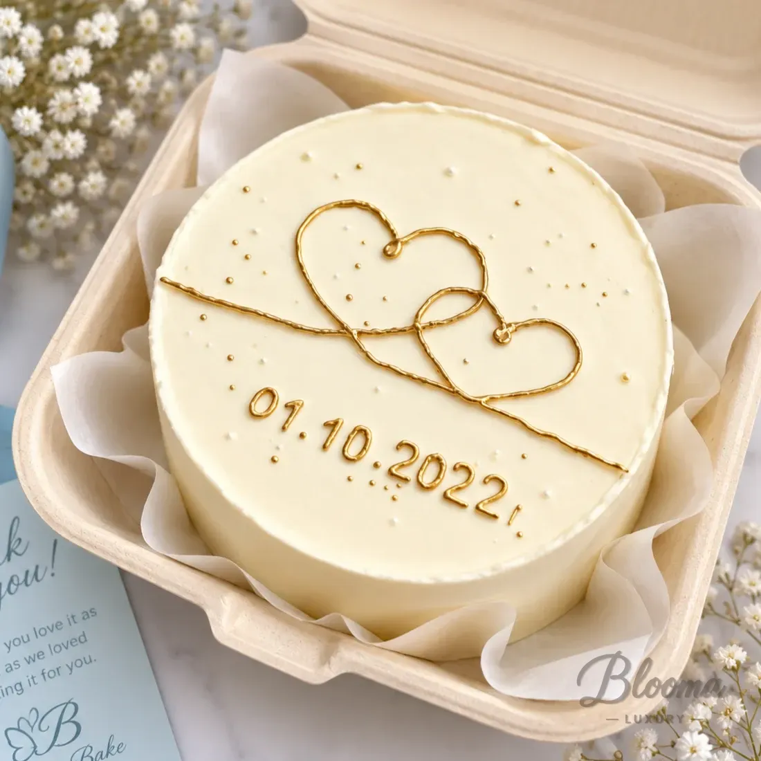 Forever Love Date Bento Cake (1–2 Persons)