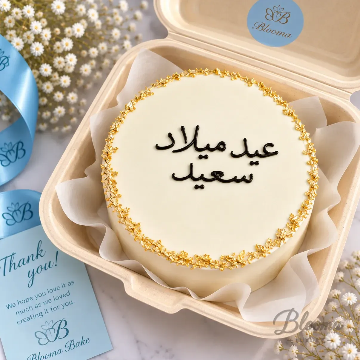 Classic Elegant Bento Cake For 1 Or 2 People