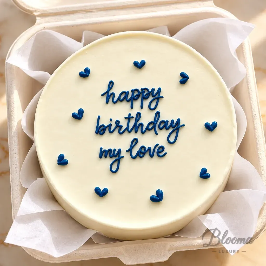 Happy Birthday My Love Bento Cake (1–2 Persons)