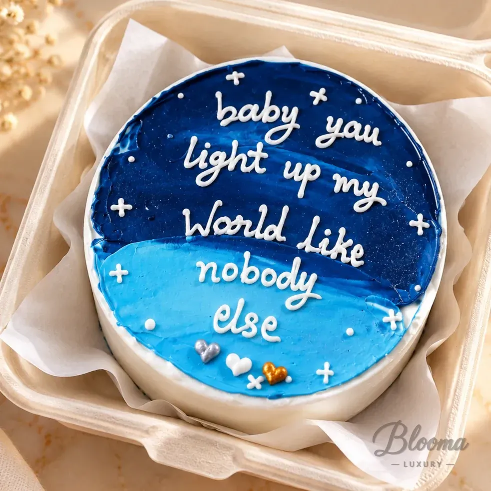 You Light Up My World Bento Cake (1–2 Persons)