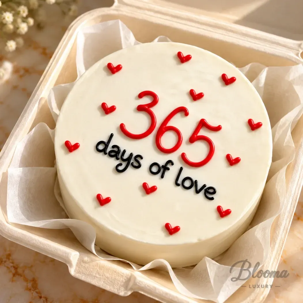 365 Days Of Love Bento Cake (1–2 Persons)