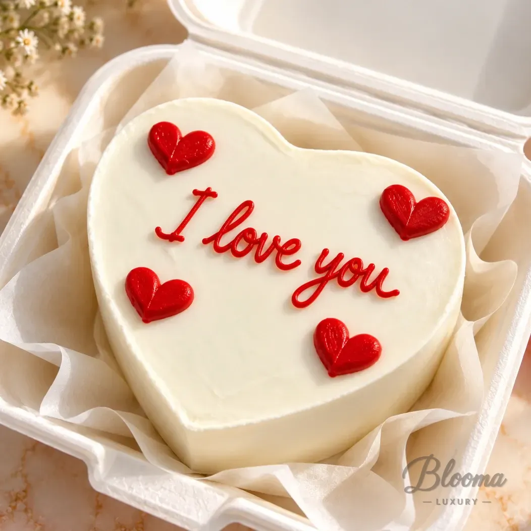 My Love Heart Bento Cake (1–2 Persons)