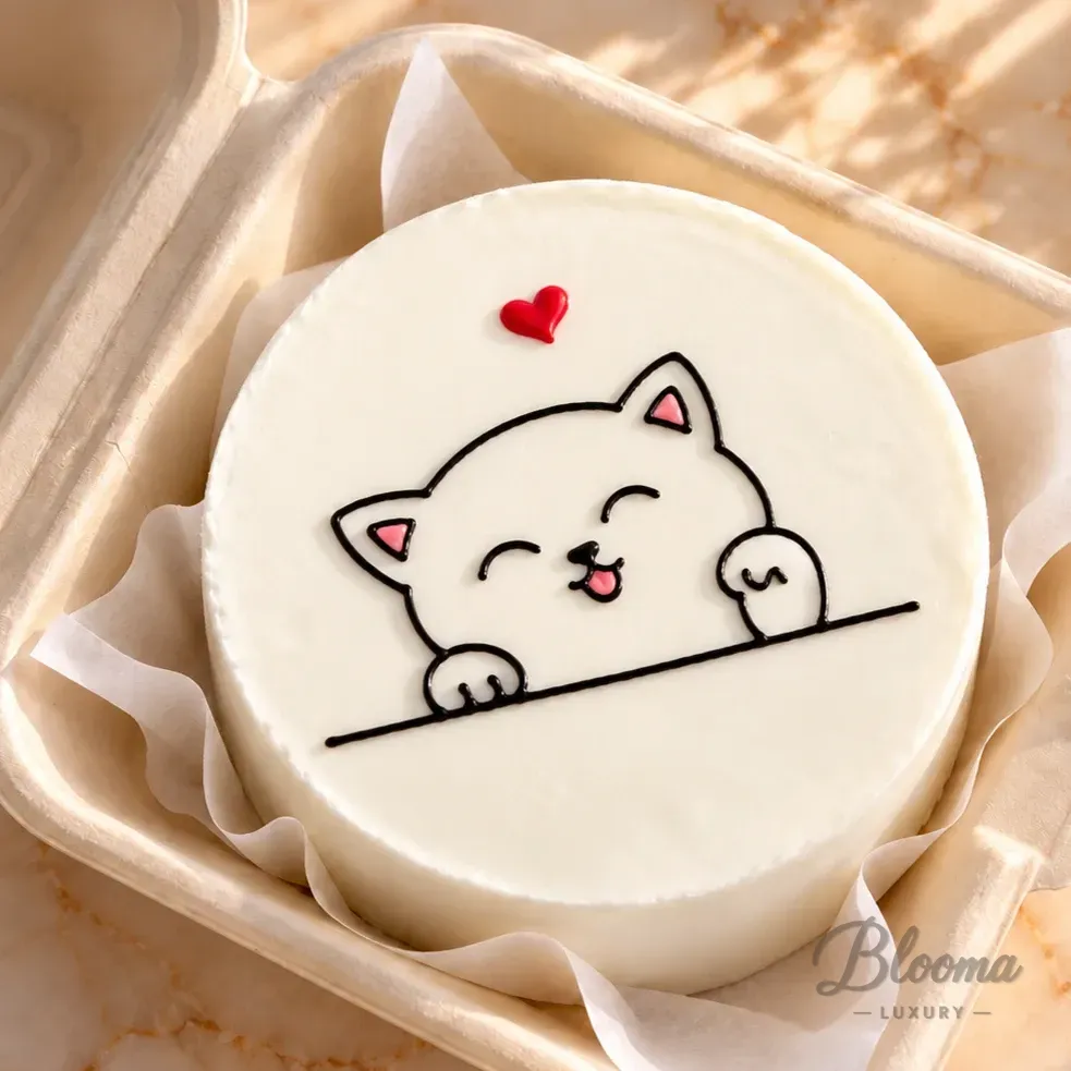 Peekaboo Kitty Bento Cake (1–2 Persons)