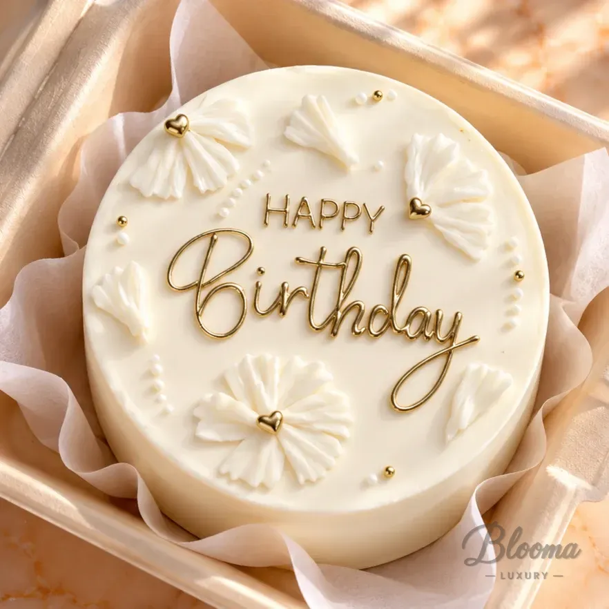 Bento No 72 Happy Birthday Small Mini Cake For 1 Or 2 Persons