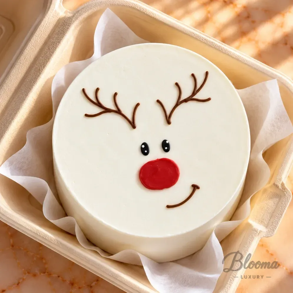 Reindeer Bento Cake (1–2 Persons)