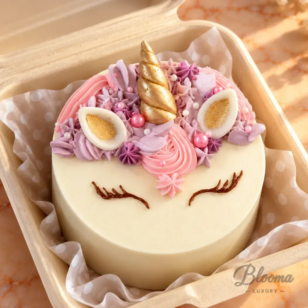 Unicorn Whispers Mini Bento Cake 1 To 2 Persons