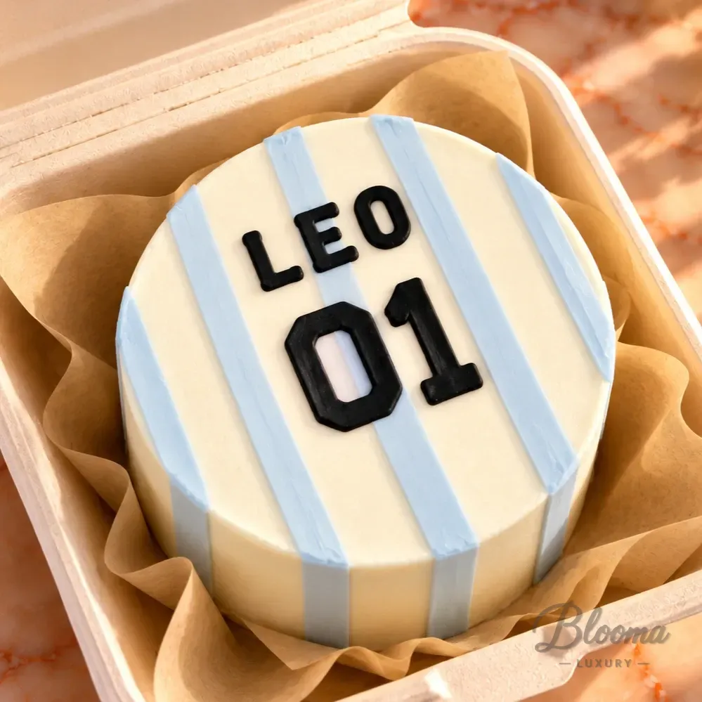 Messi Football Jersey Cake – Choose Your Size-Bento No 725
