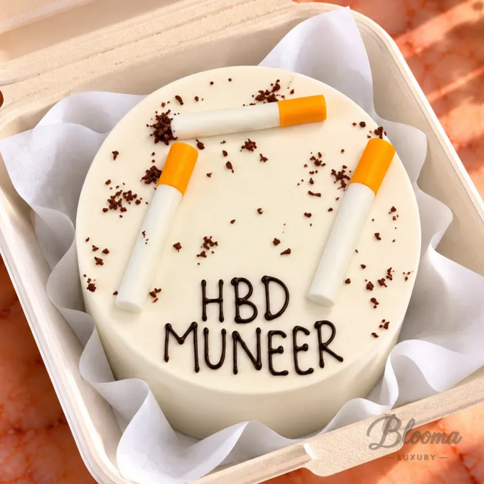Smoke Break - Mini Cake Men Special Bento Cake