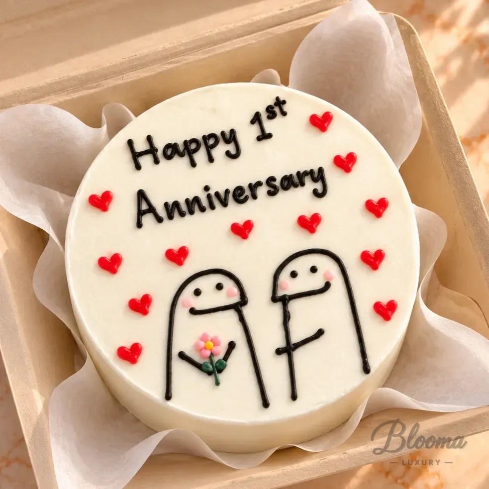 Anniversary Bento No 717 Small Mini Cake For 1 Or 2 Persons