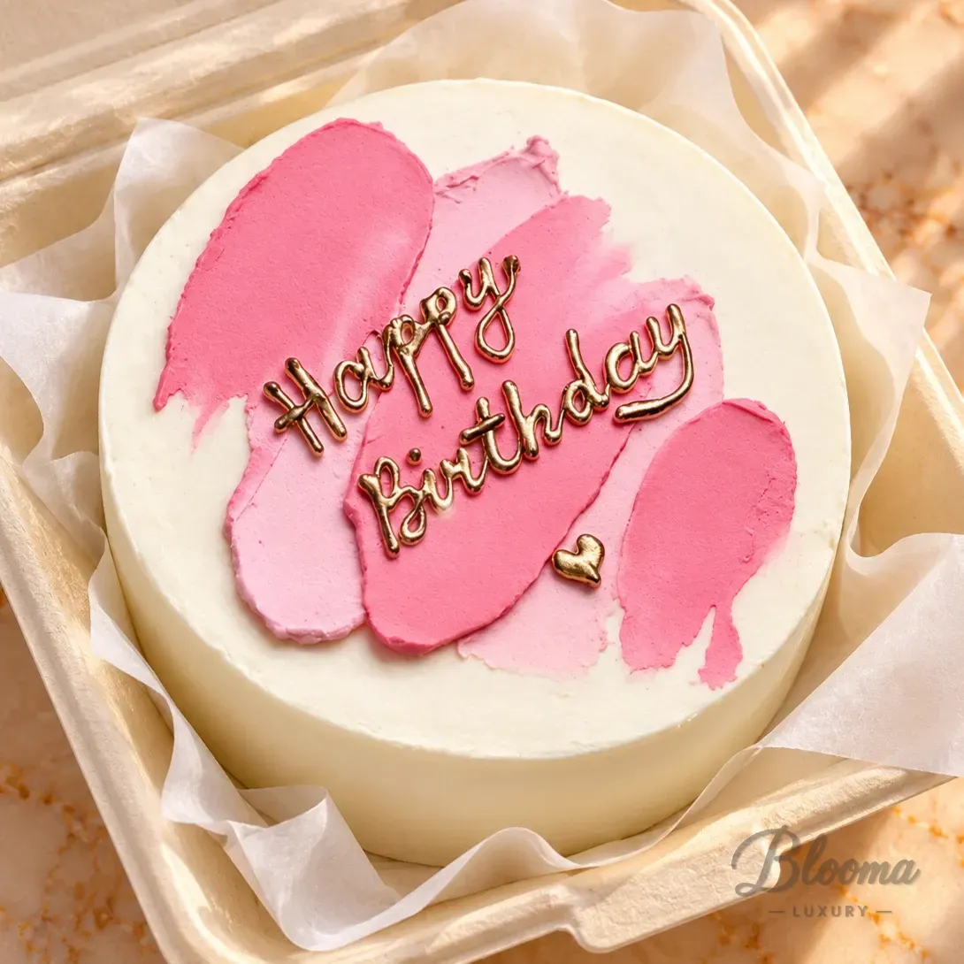 Bento No 715 Happy Birthday Small Mini Cake For 1 Or 2 Persons