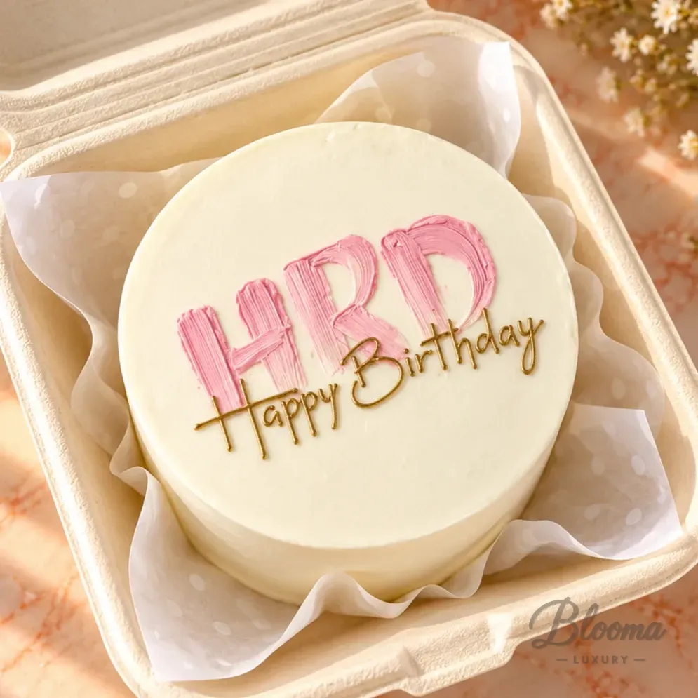 Bento No 76 - Birthday Small Mini Cake For 1 Or 2 Persons