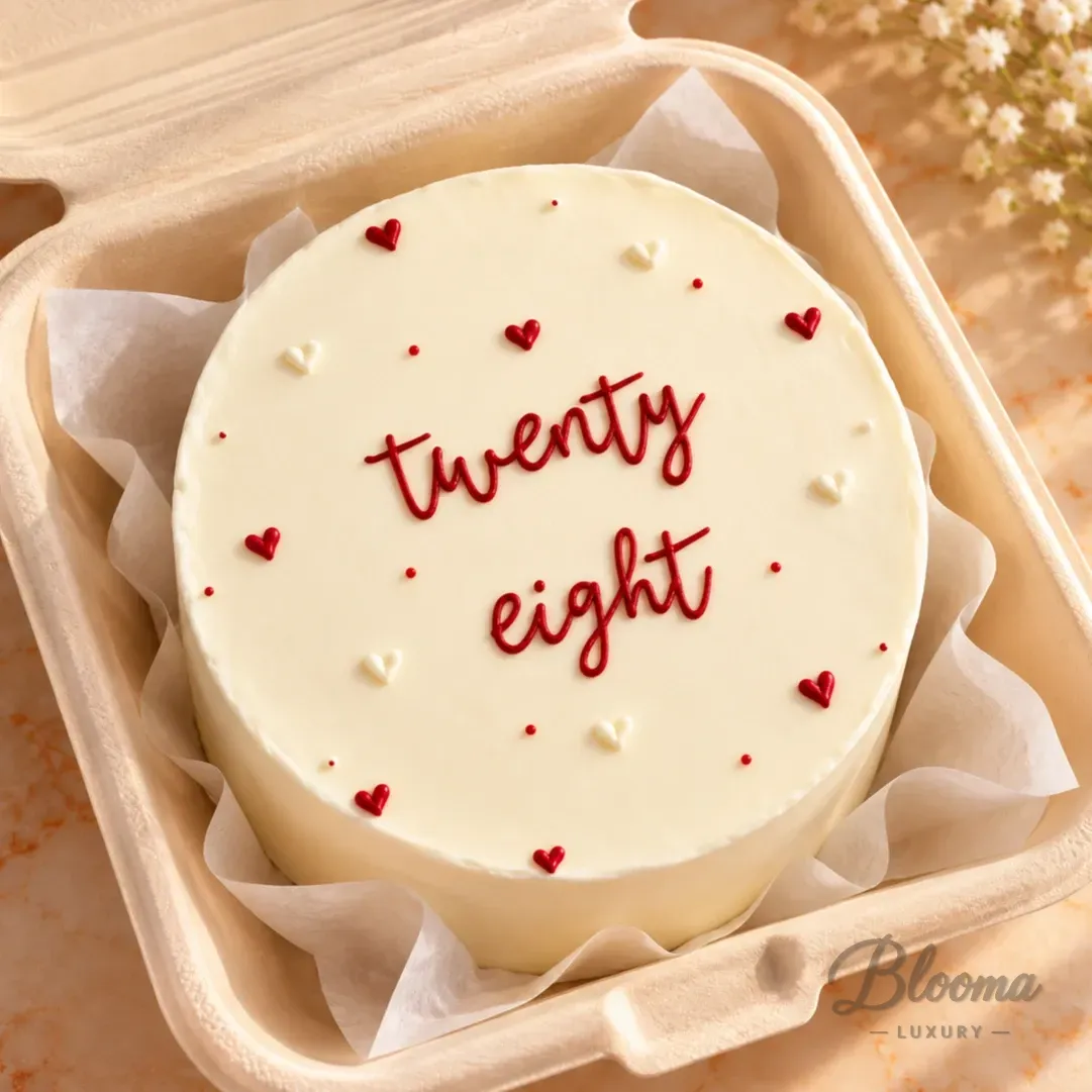 Twenty Eight Birthday Mini Bento Cake – Serves 1–2 PersonsBento 65
