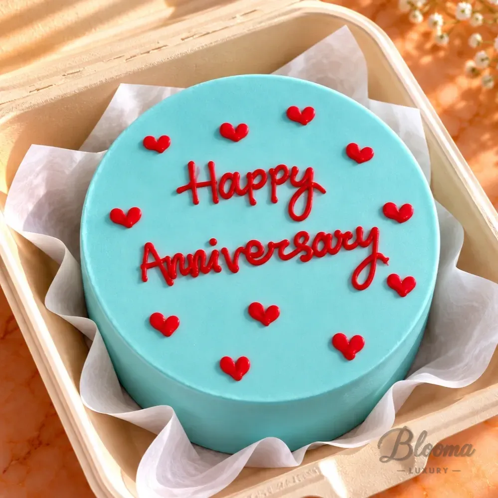 Anniversary Mini Bento Cake – Serves 1–2 Persons-Bento 64