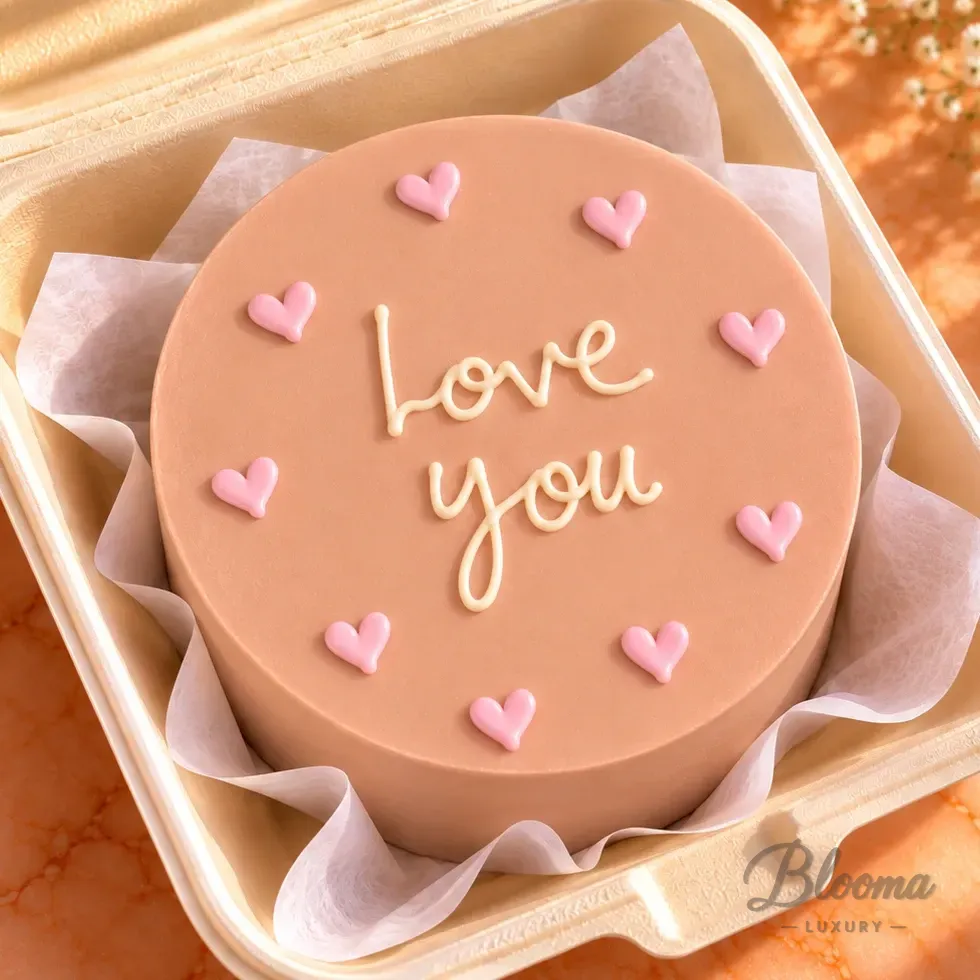 Tiny Hearts Mini Bento Cake – Serves 1–2 Persons-Bento 63