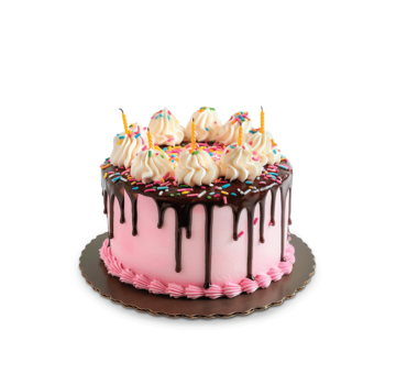 Vanilla & Strawberry Cake